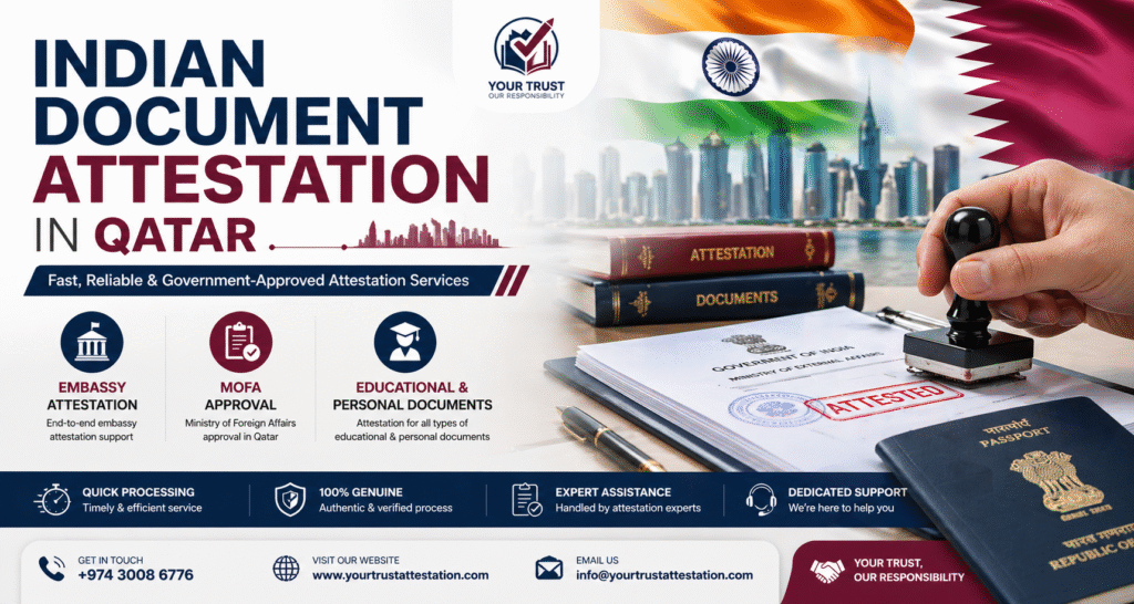 Indian document attestation in qatar: a complete step by step guide 1