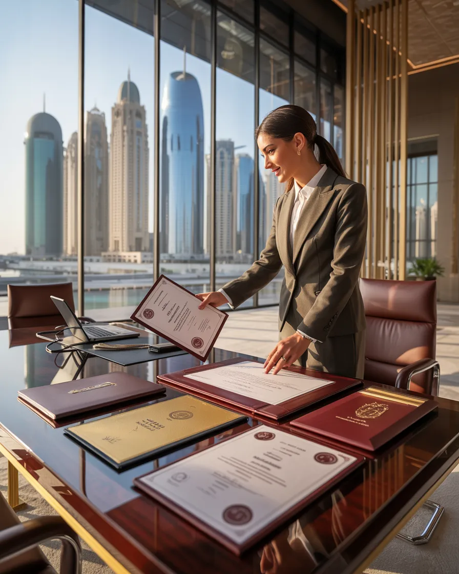 Certificate attestation services in qatar - document verification background