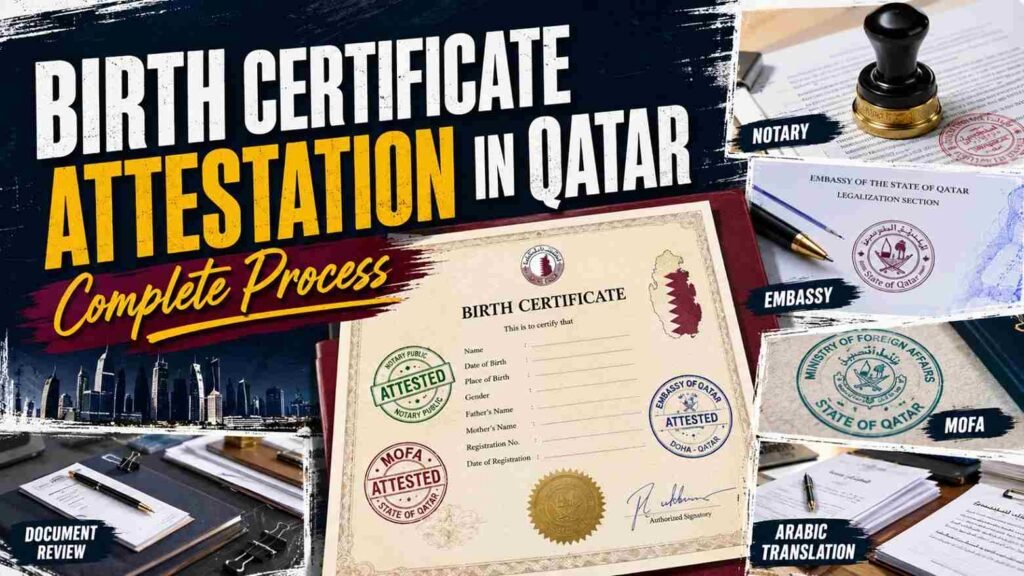 Birth Certificate Attestation in Qatar Complete Process Guide
