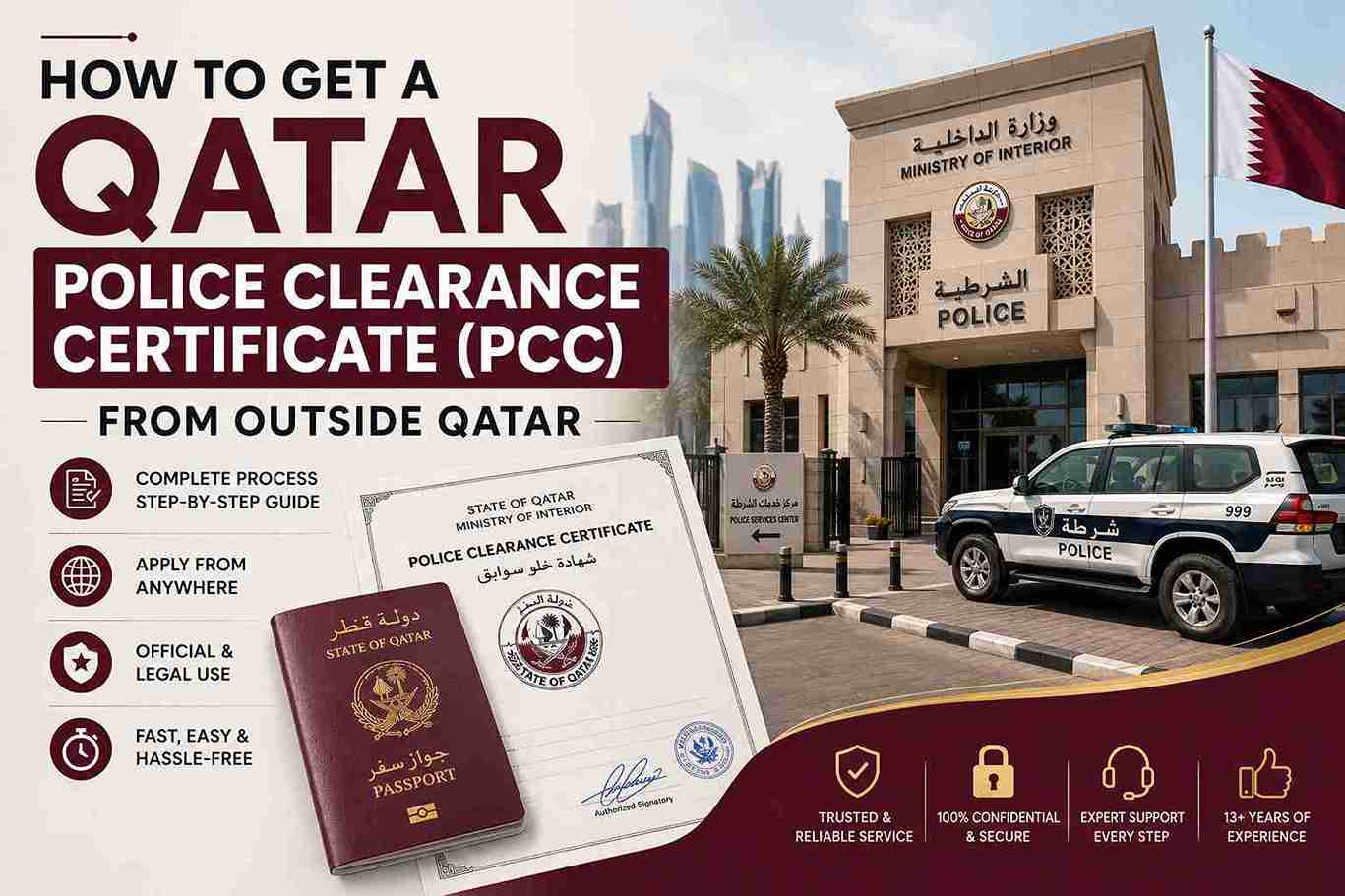 Qatar Police Clearance Certificate guide for expats outside Qatar
